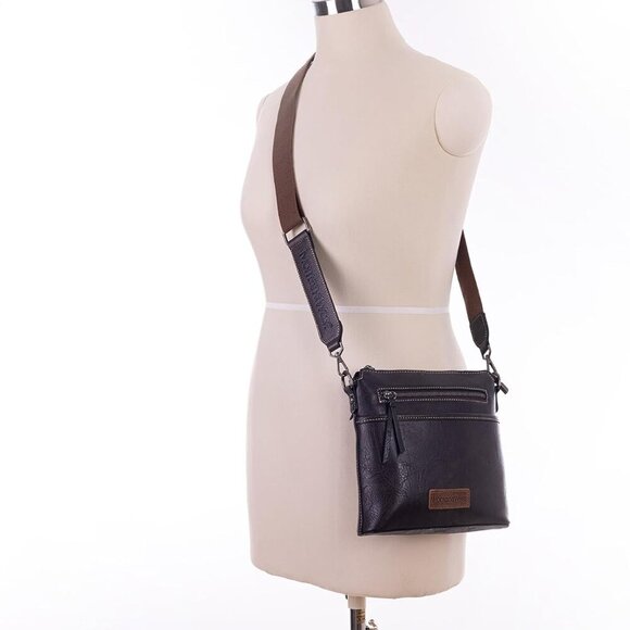 Crossbody Bag for Women Multi Pocket Cross Body Bag Purses with Guitar Strap - Picture 2 of 6